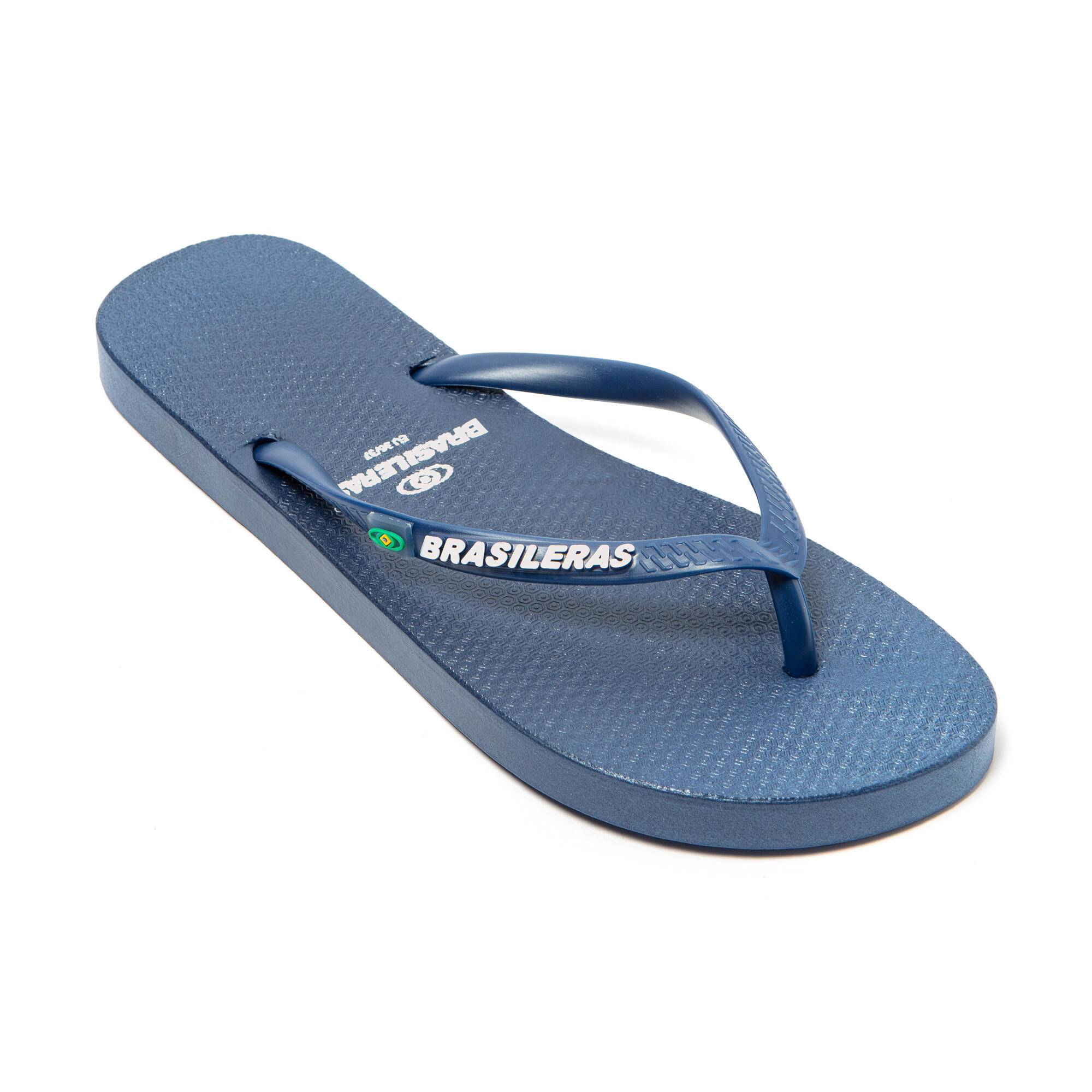 Chanclas Dedo Brasileras De Mujer Azul Marino Con Suela Antideslizante 2/7