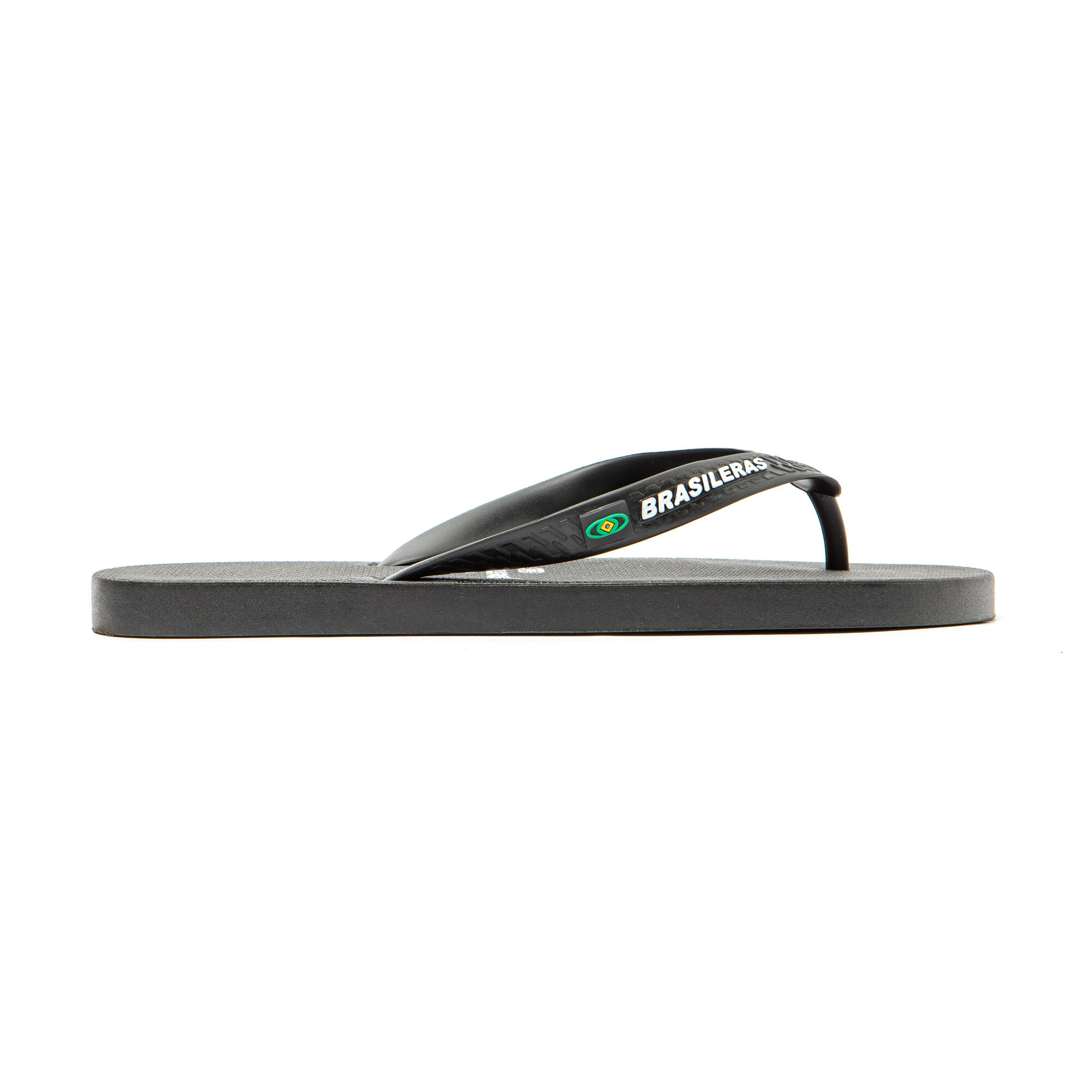 Tongs noires avec semelle antidérapante pour homme 3/7