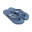 Chanclas Dedo Brasileras De Mujer Azul Marino Con Suela Antideslizante