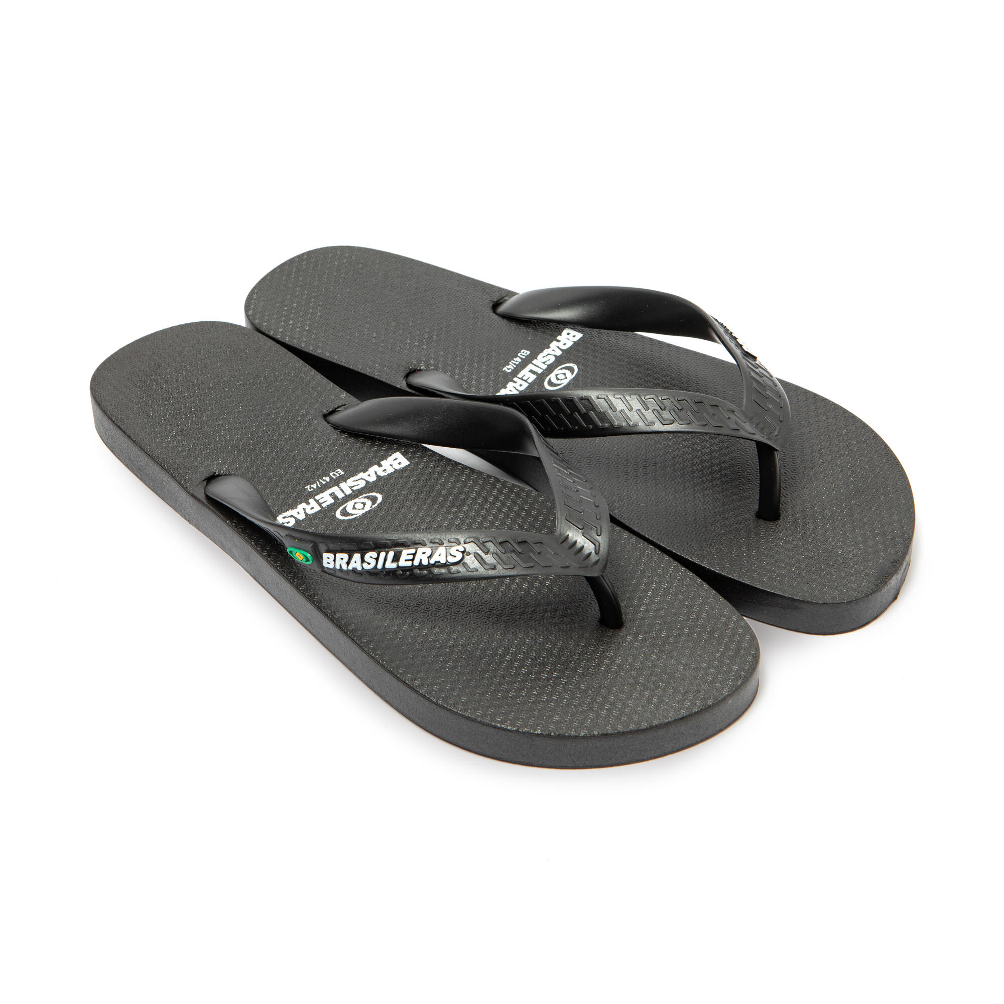 Brasileras - Tongs Noires Avec Semelles Antidérapantes Pour Hommes - Tongs - Noir - 35/38 - Decathlon