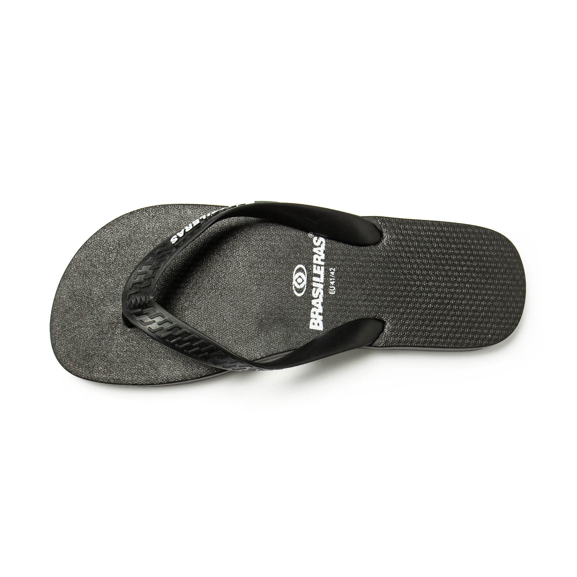 Tongs noires avec semelle antidérapante pour homme 5/7