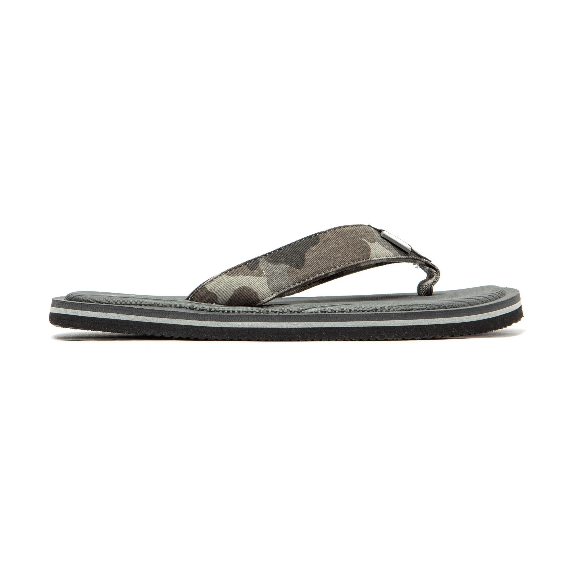 Tongs pour homme - Gris avec semelle antidérapante 3/7