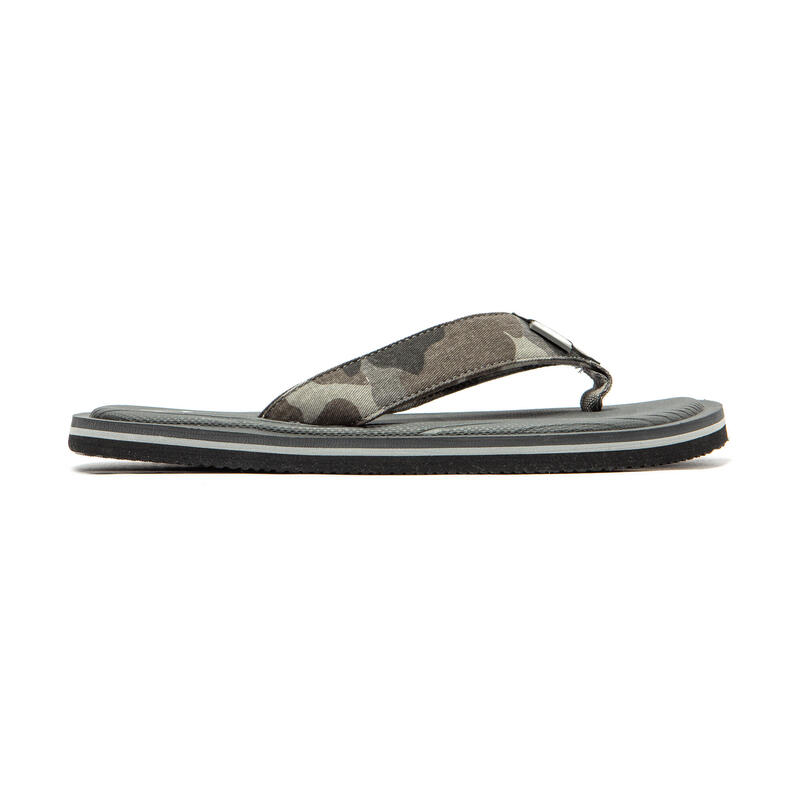 Herren BRASILERAS Toe Flip Flops Grau mit rutschfester Sohle