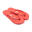Infradito Brasileras da donna con punta rossa e suola in gomma antiscivolo