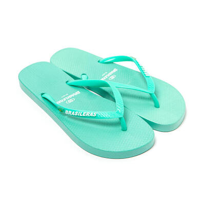 Chanclas Dedo Brasileras De Mujer Azul Marino Con Suela Antideslizante