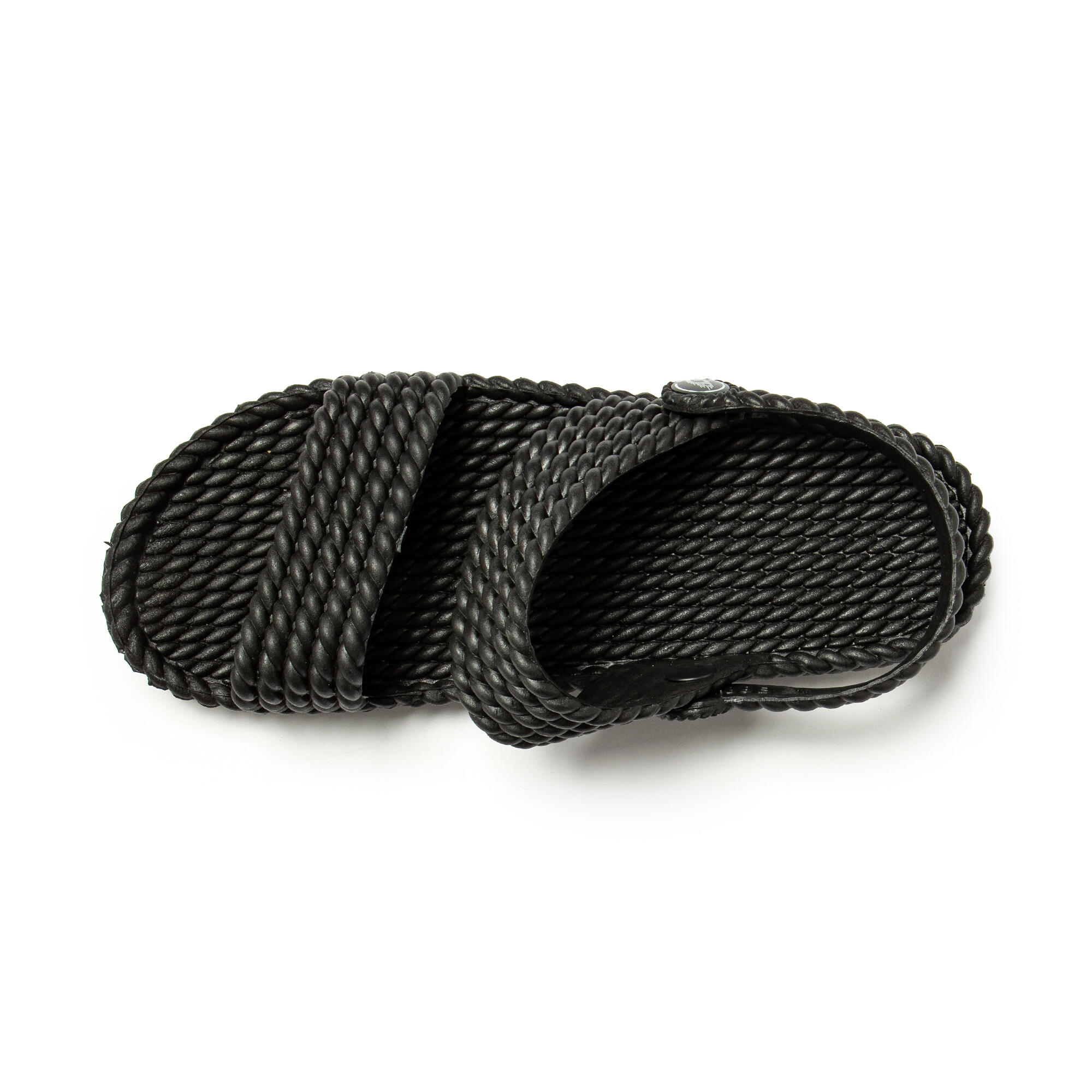 Sandales noires pour femme avec semelles en gomme antidérapantes 5/7
