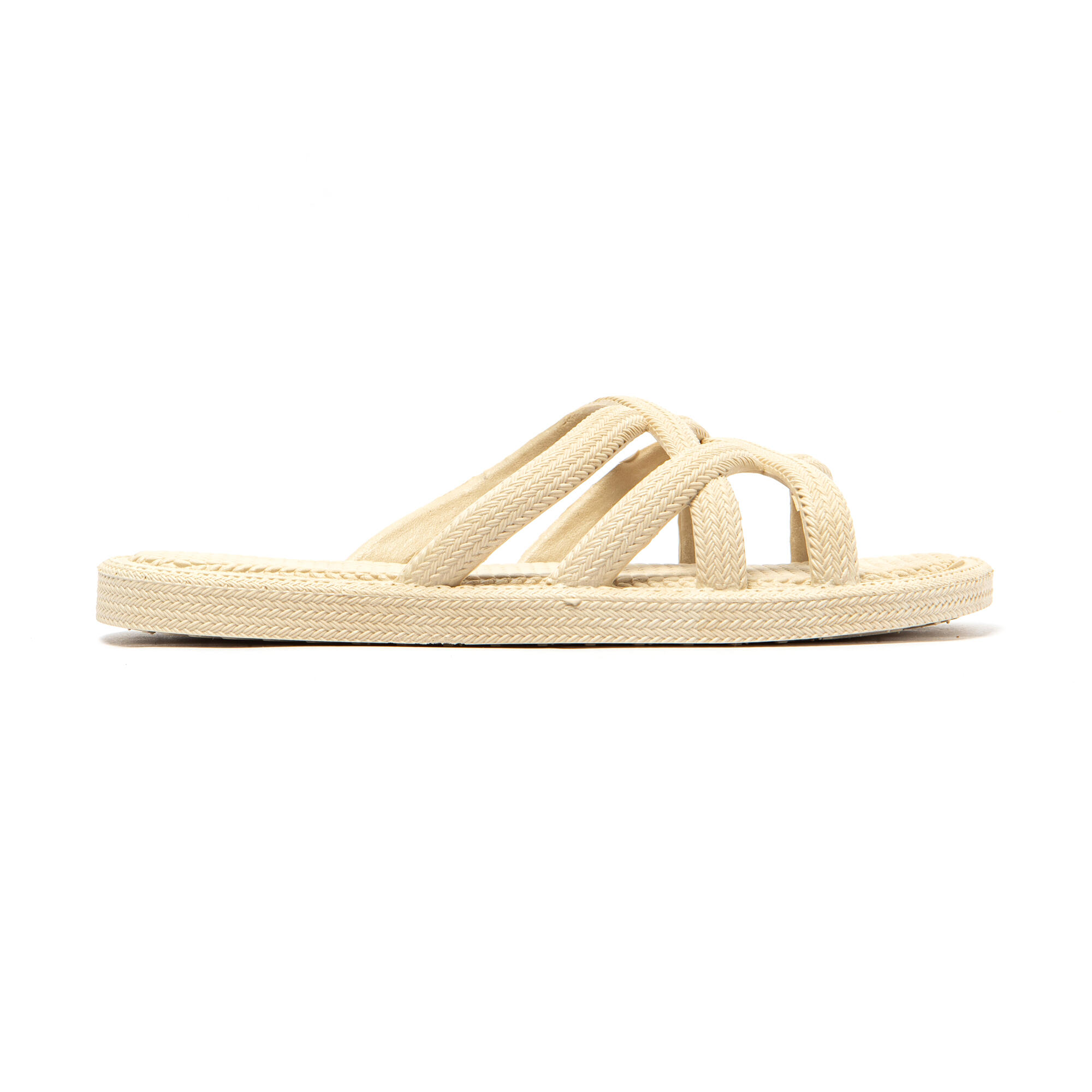 Sandali Brasileras beige da donna con suola in gomma antiscivolo 3/7