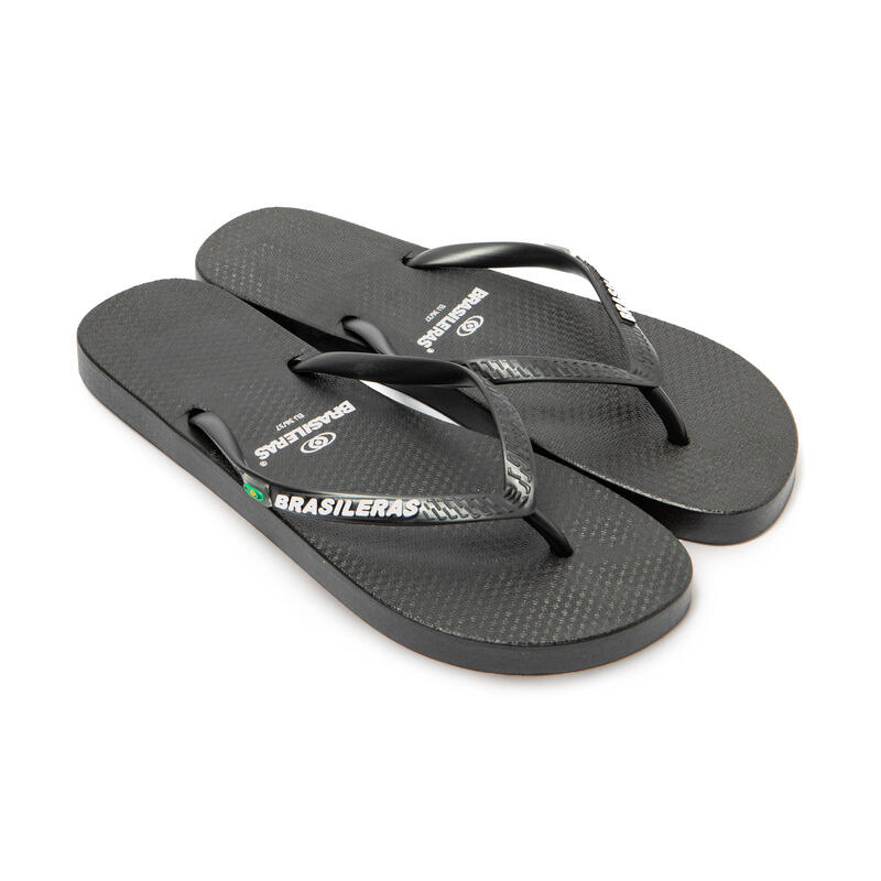 Schwarze BRASILERAS Damen Flip Flops mit rutschfesten Sohlen