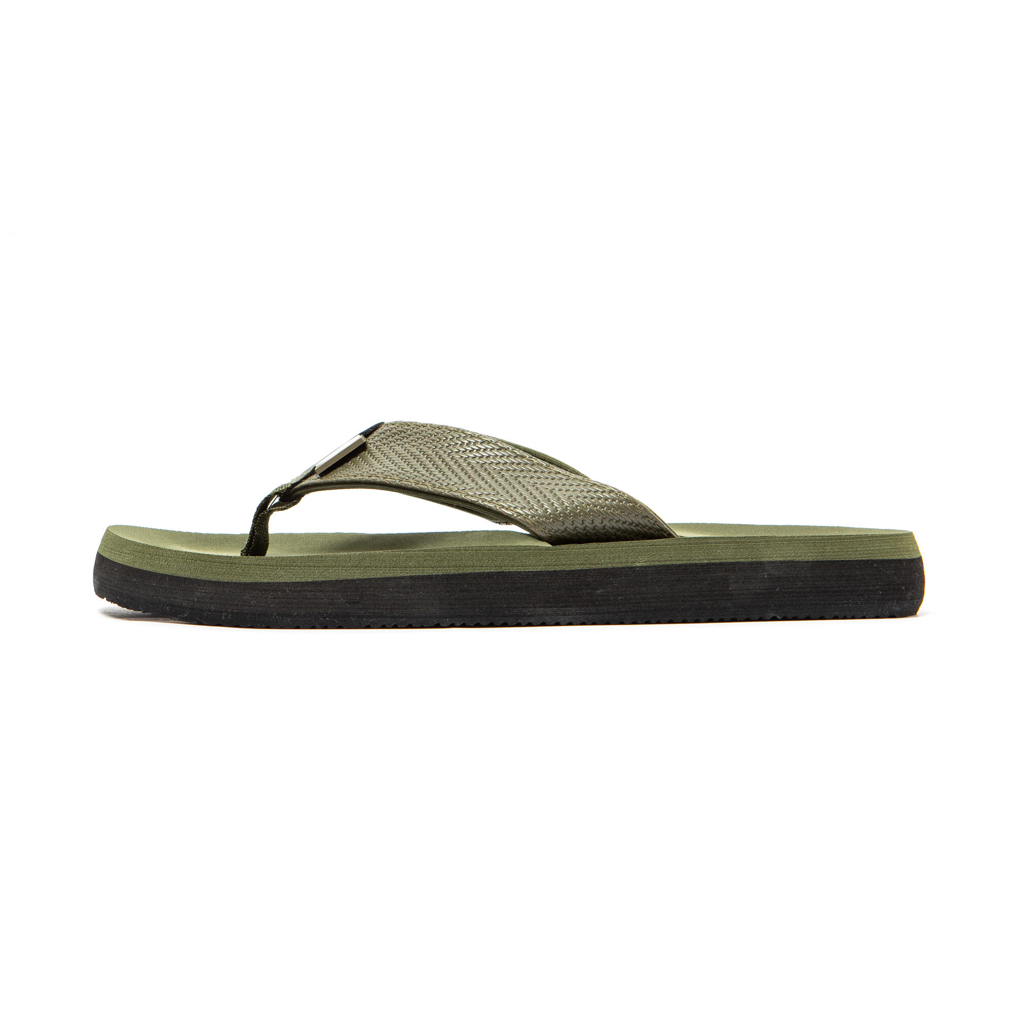 Kinderen Militair Groene Brasilerase Teenslippers met Slip-Resistente Zolen 4/7