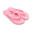 Tongs pour femmes, rose, avec semelle en caoutchouc antidérapante