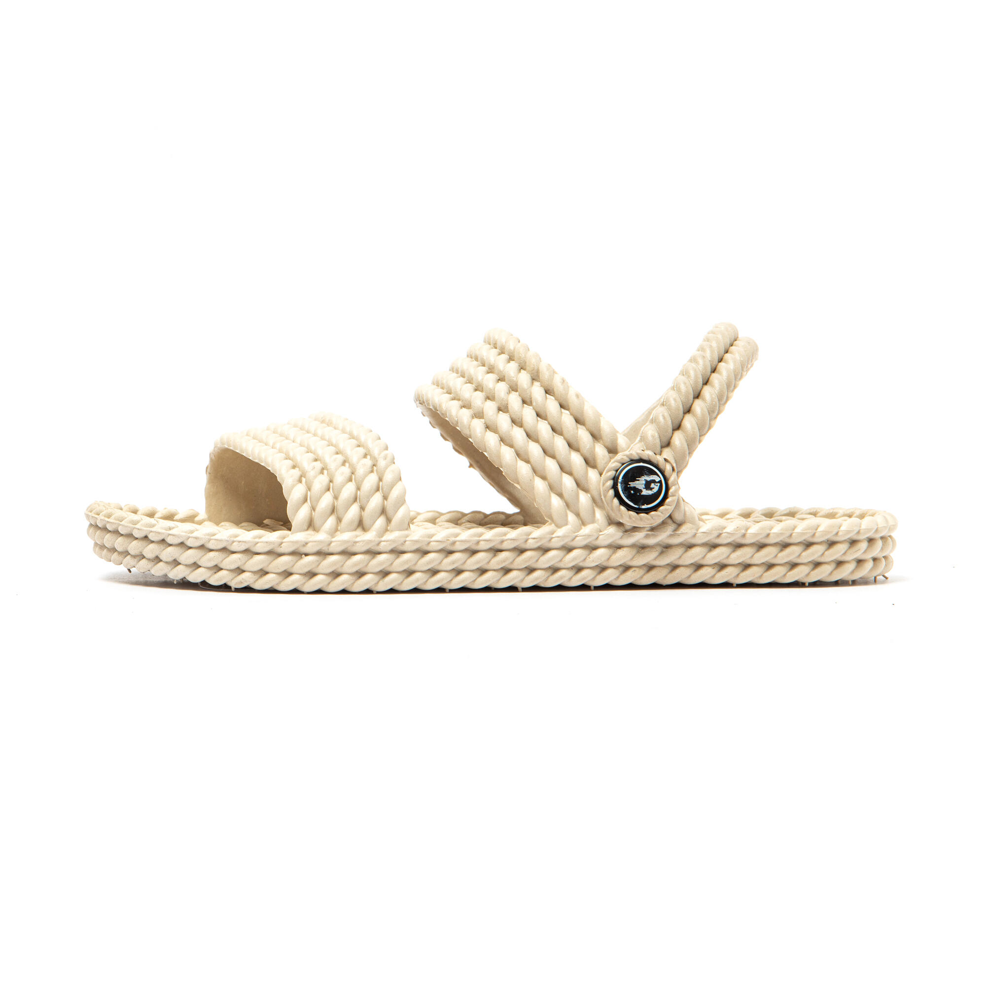 Sandalias Brasileras De Mujer Beige suela goma Antideslizante 4/7