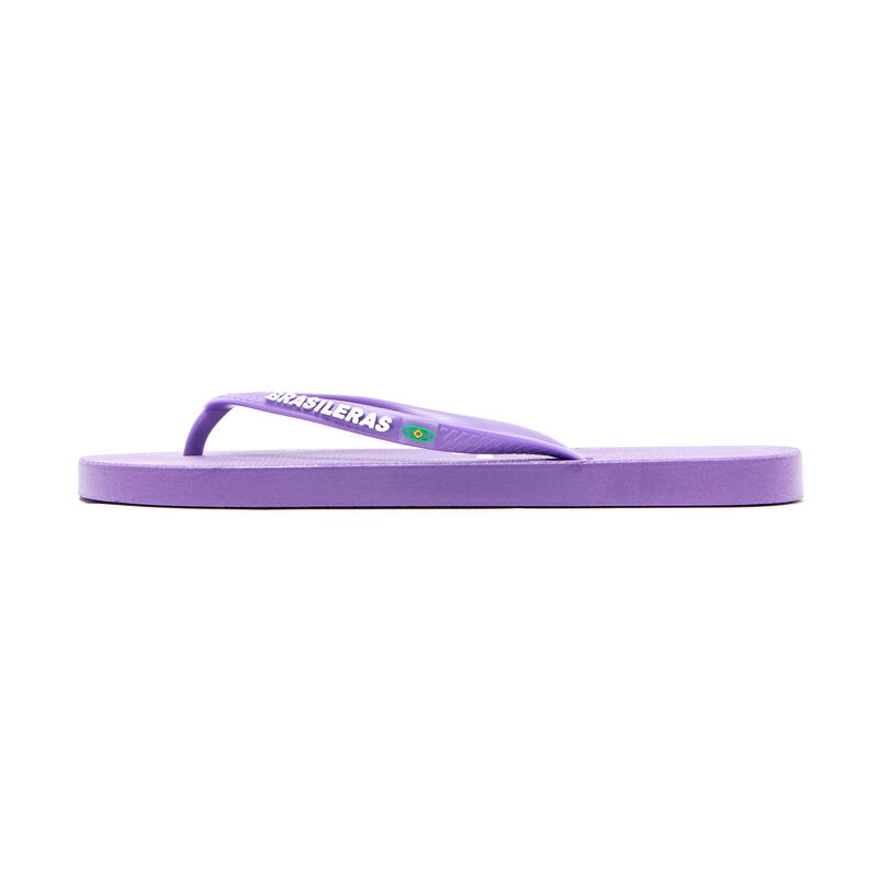 Tongs Lilas pour femmes avec semelle extérieure en caoutchouc antidérapante