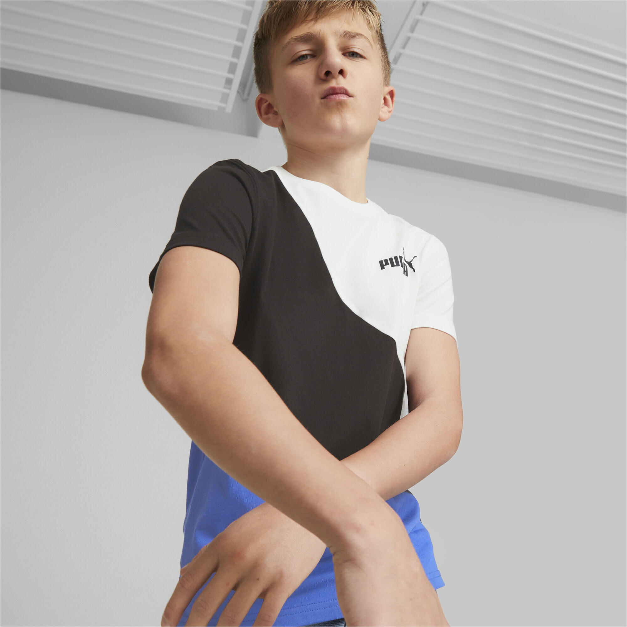 POWER CAT T-Shirt Crianças e adolescentes PUMA Royal Sapphire Blue 2/6