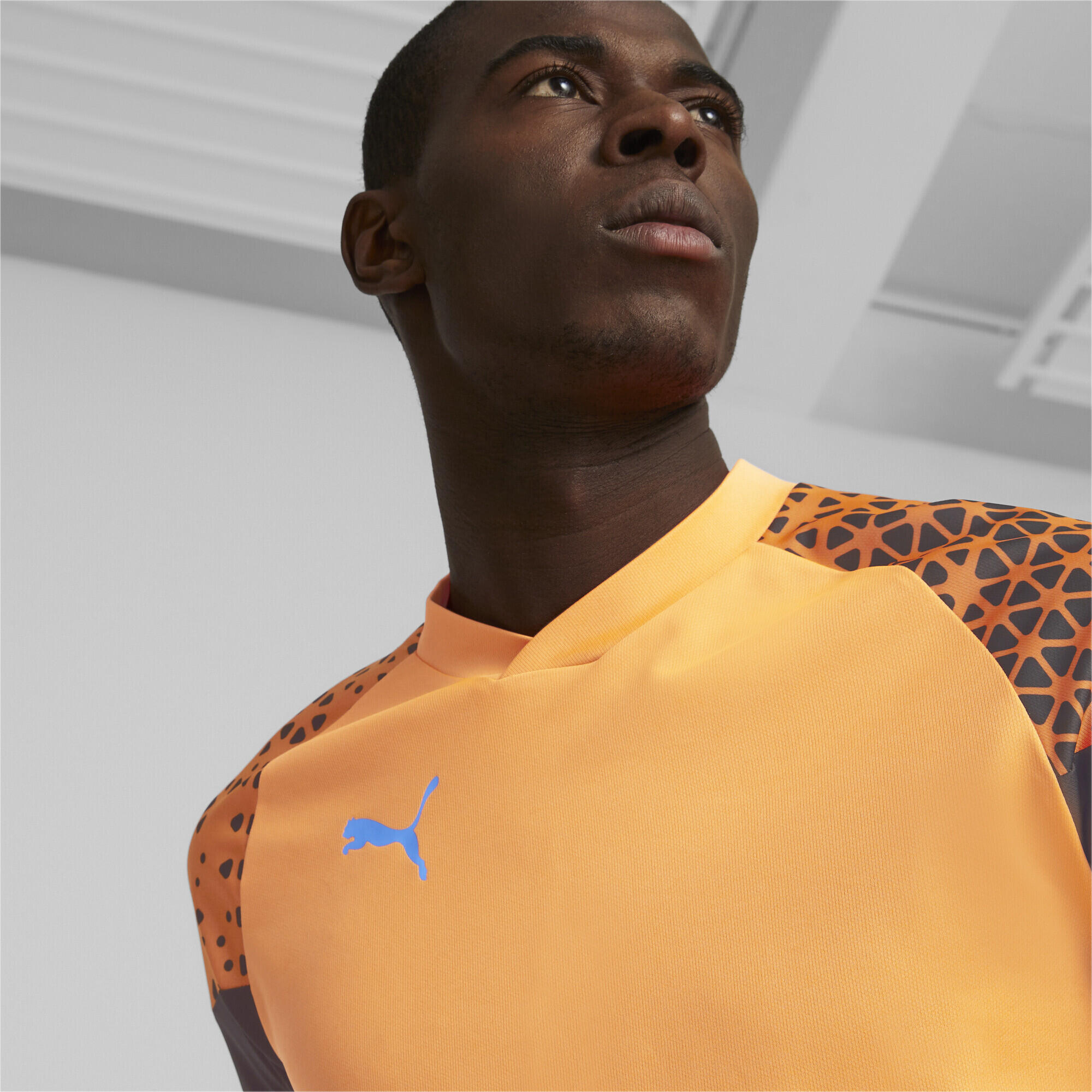 individualCUP voetbalshirt voor heren PUMA Ultra Orange Black 5/6