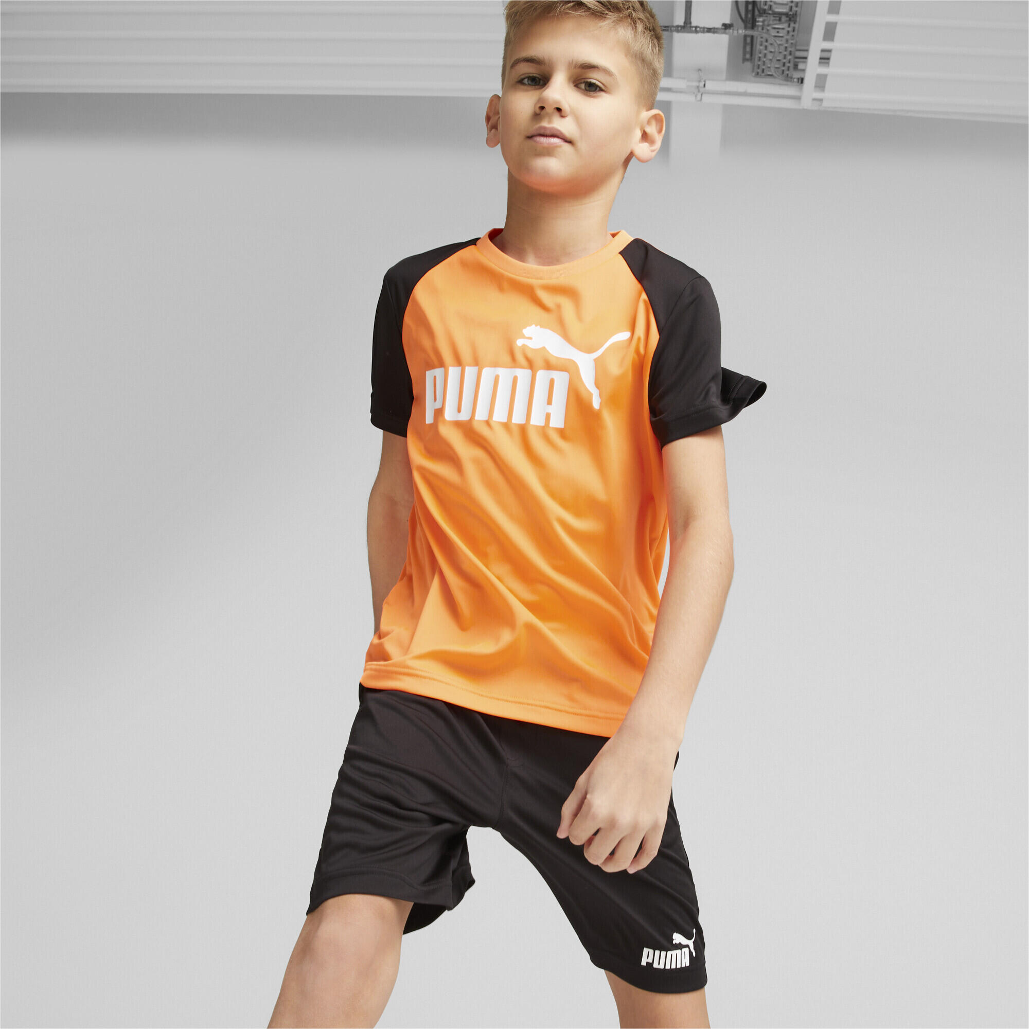 Set di shorts in poliestere da ragazzo PUMA Ultra Orange 4/6