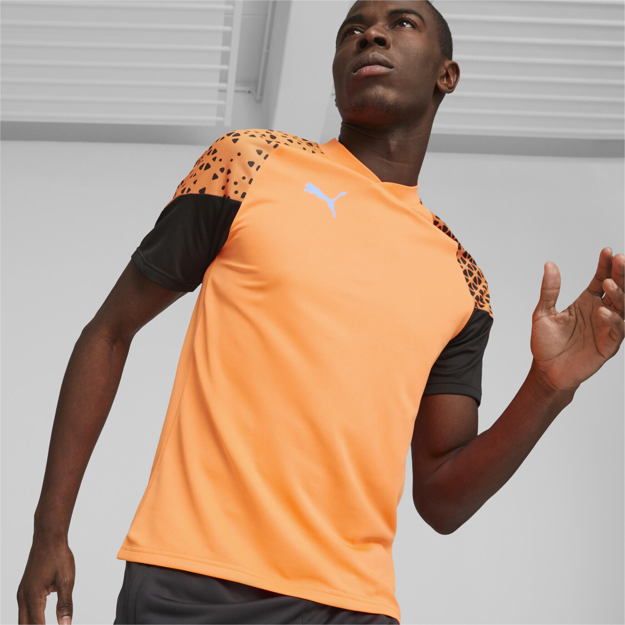 individualCUP voetbalshirt voor heren PUMA Ultra Orange Black 2/6