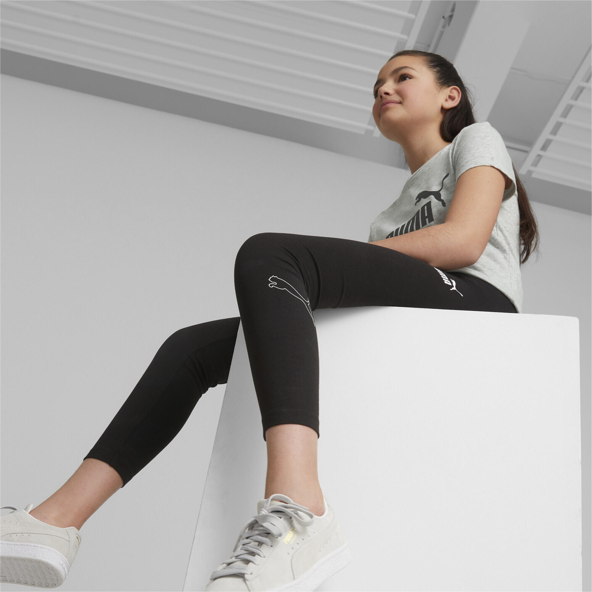 Legging 7/8ème Colour Block Enfant et Adolescent PUMA Black 3/6