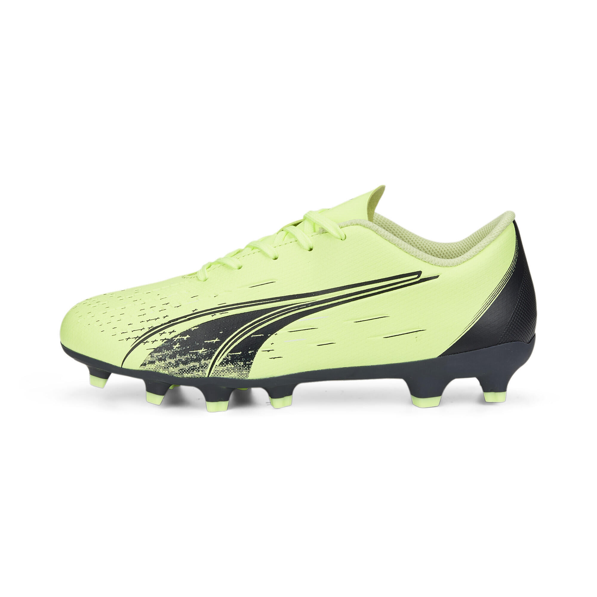 Puma Ultra Play FG/AG Green Kids Football Boots 3/5