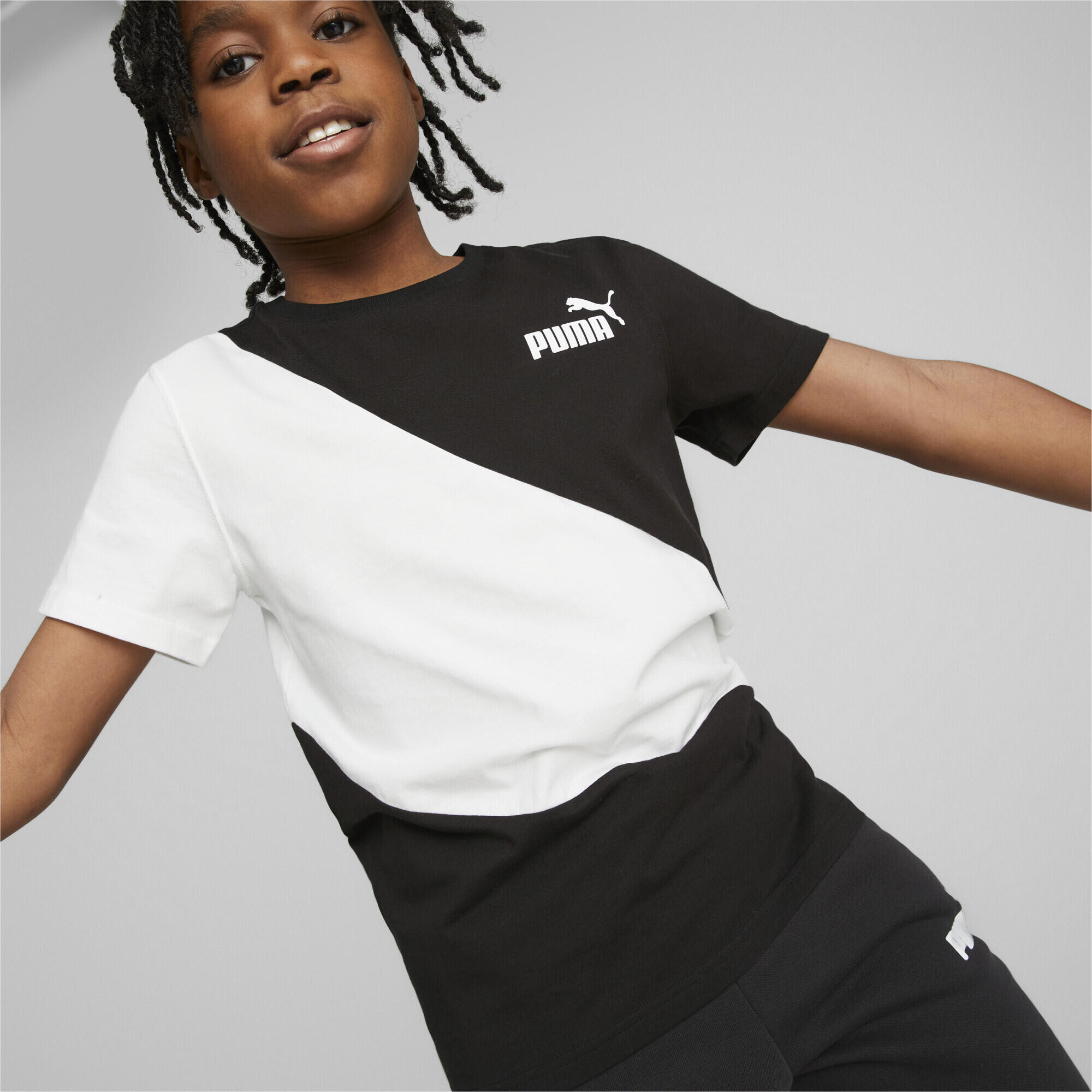 POWER CAT T-shirt voor jongeren PUMA Black 2/6