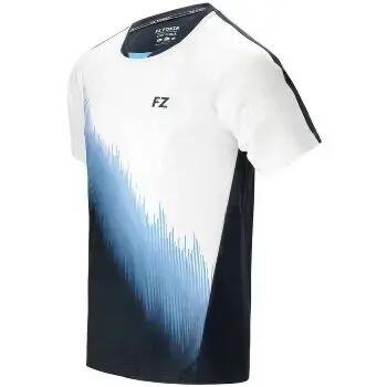 t-shirt - badminton - uomo - traspirante - clyde - blu 2/3