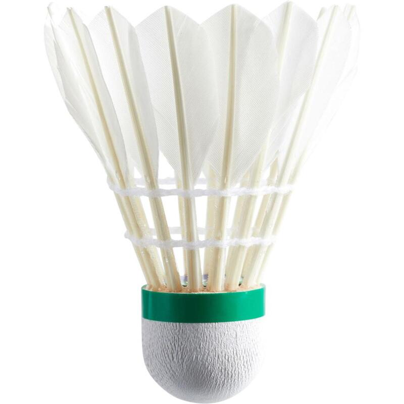 Tube de 12 volants de Badminton Yonex Mavis League 7 Plume