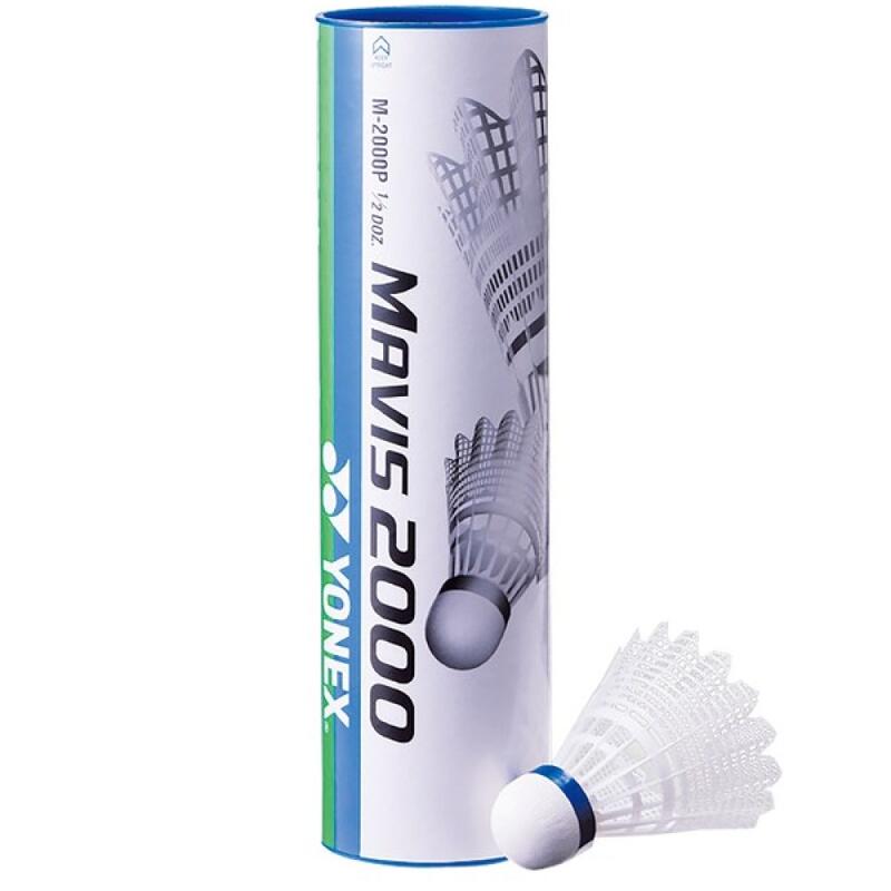 Tube de 6 volants de Badminton Yonex Mavis 2000