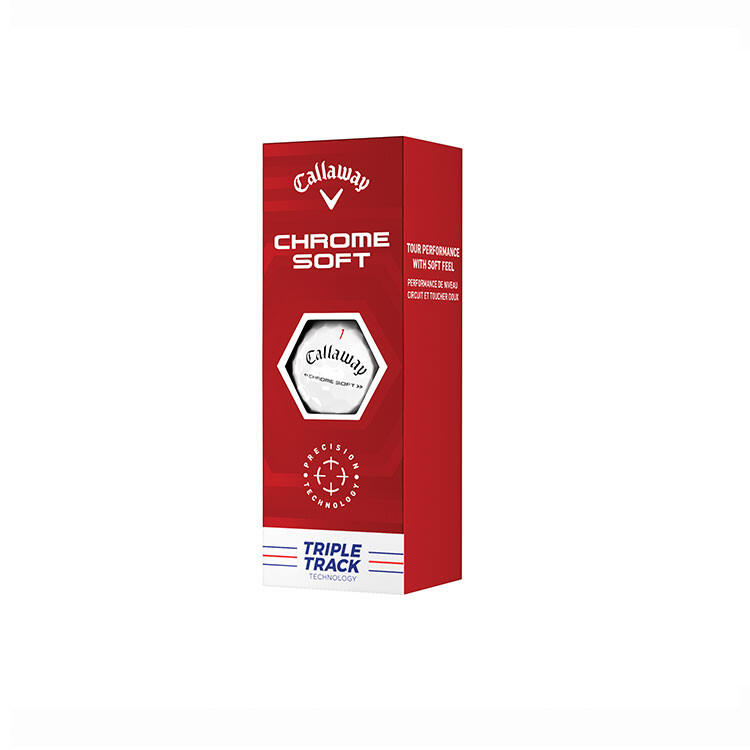 Callaway Chrome Soft triple track Blanche