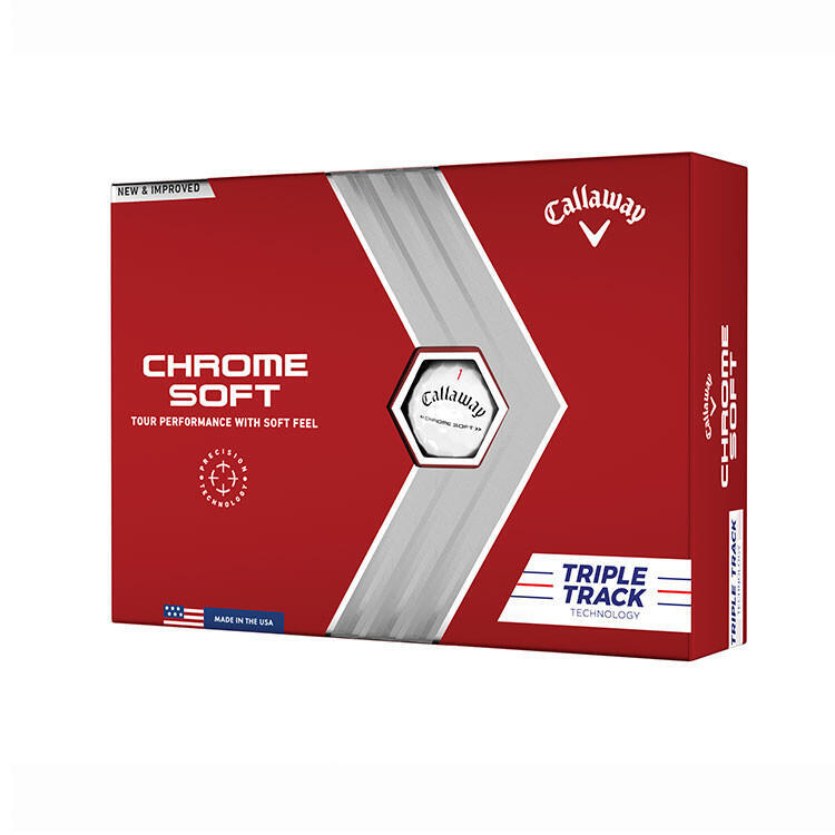 Callaway Chrome Soft triple track Blanche