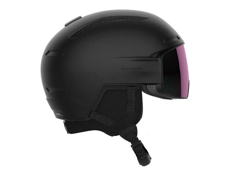 Kask z przyłbicą szybą Salomon Driver Pro Sigma Black 2023 3/5