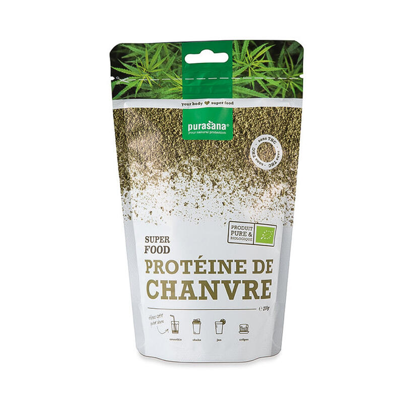 POUDRE DE PROTEINES DE CHANVRE 200 GR |