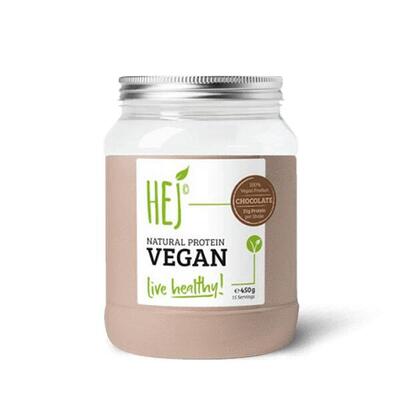 HEJ Natural Protein Vegan (450g) Chocolate - Proteine - Proteine vegane
