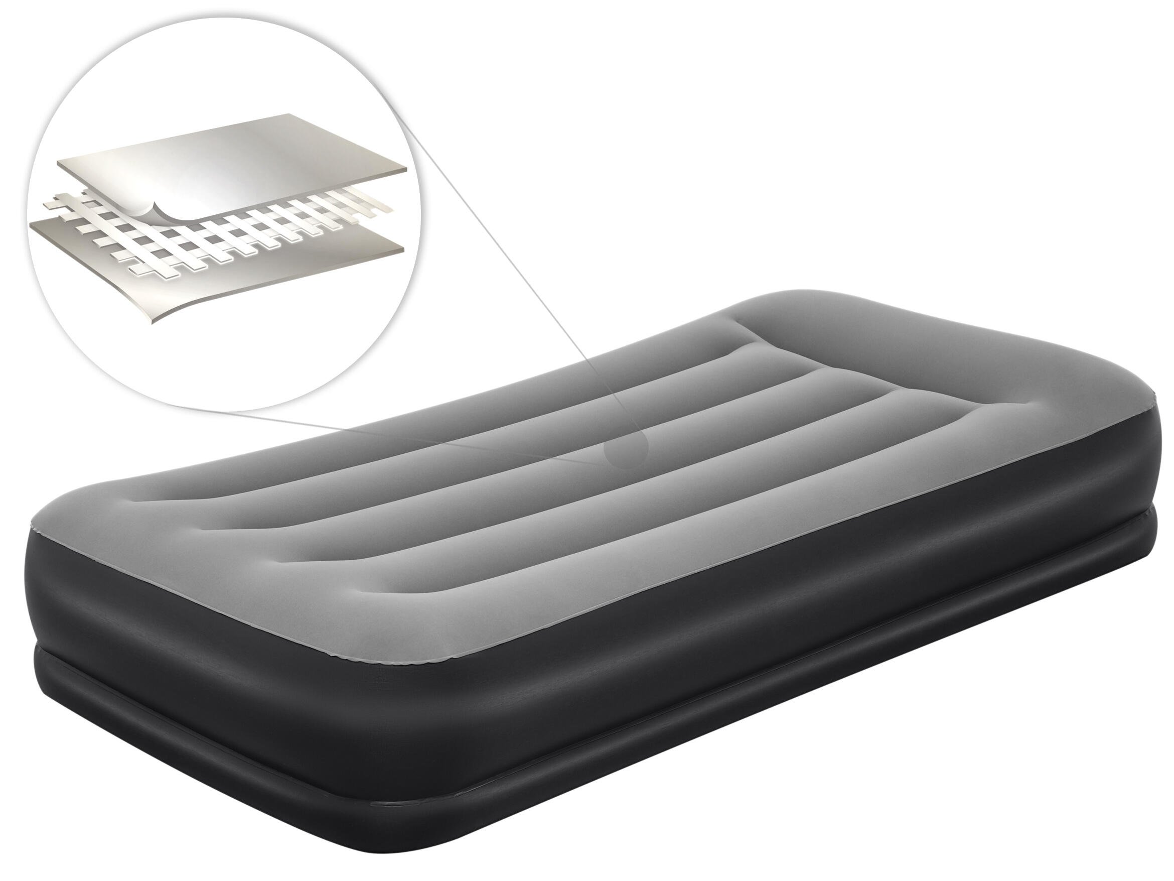 Bestway Lit gonflable 1 place 191 x 97 x 36 cm avec pompe électrique intégrée 5/7