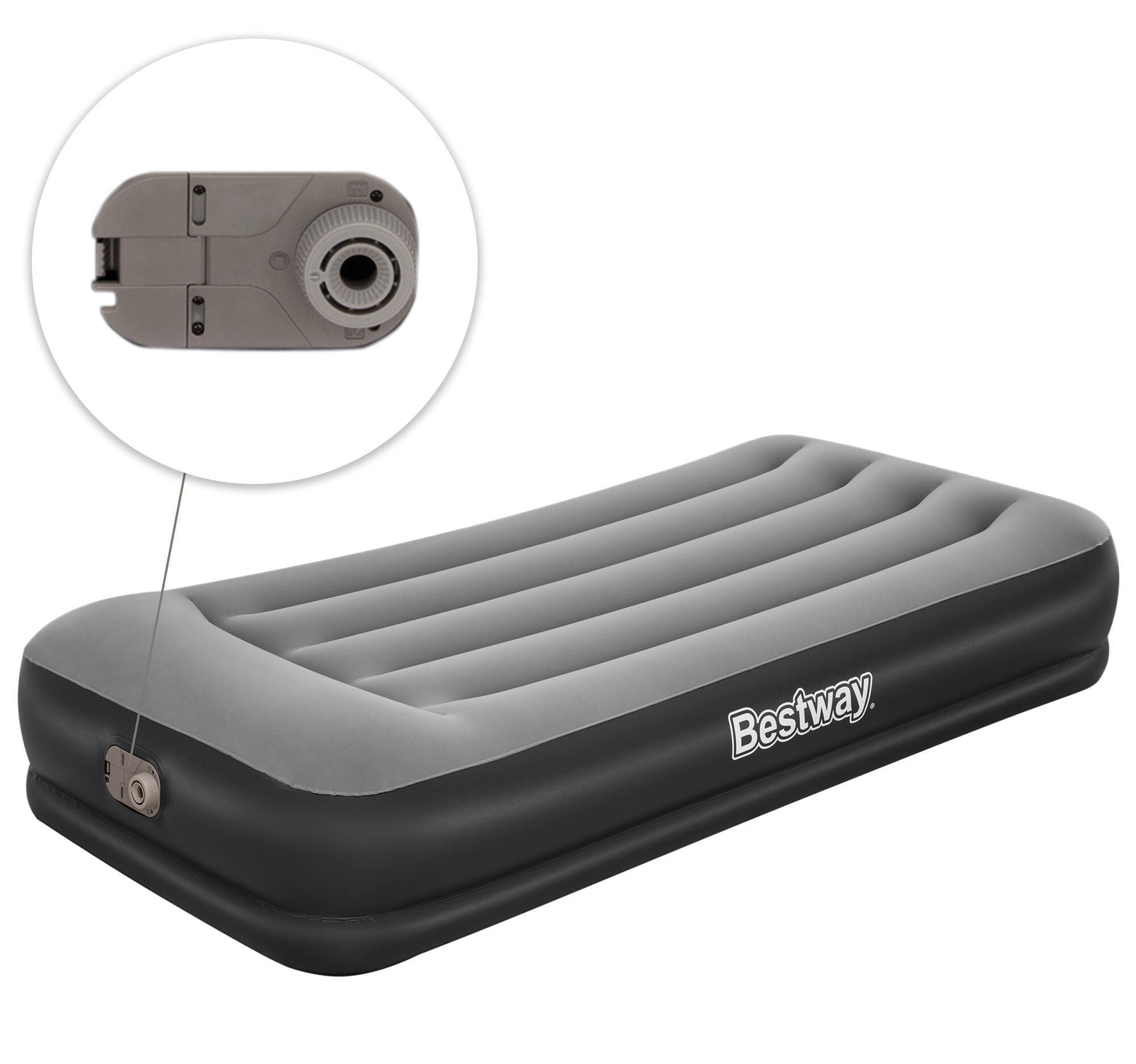 Bestway Lit gonflable 1 place 191 x 97 x 36 cm avec pompe électrique intégrée 6/7
