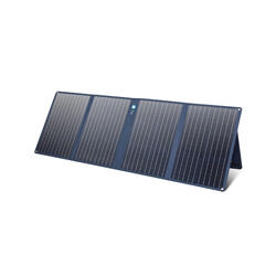 Panel solar portátil ANKER 625, 100W, salida USB-C y USB-A, 23% de eficiencia.