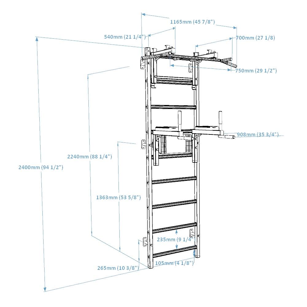 System Wall Bars 732B