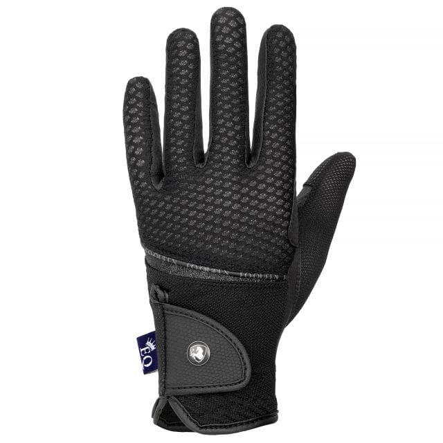 HORKA Gants d'Équitation Domy Suede Noir