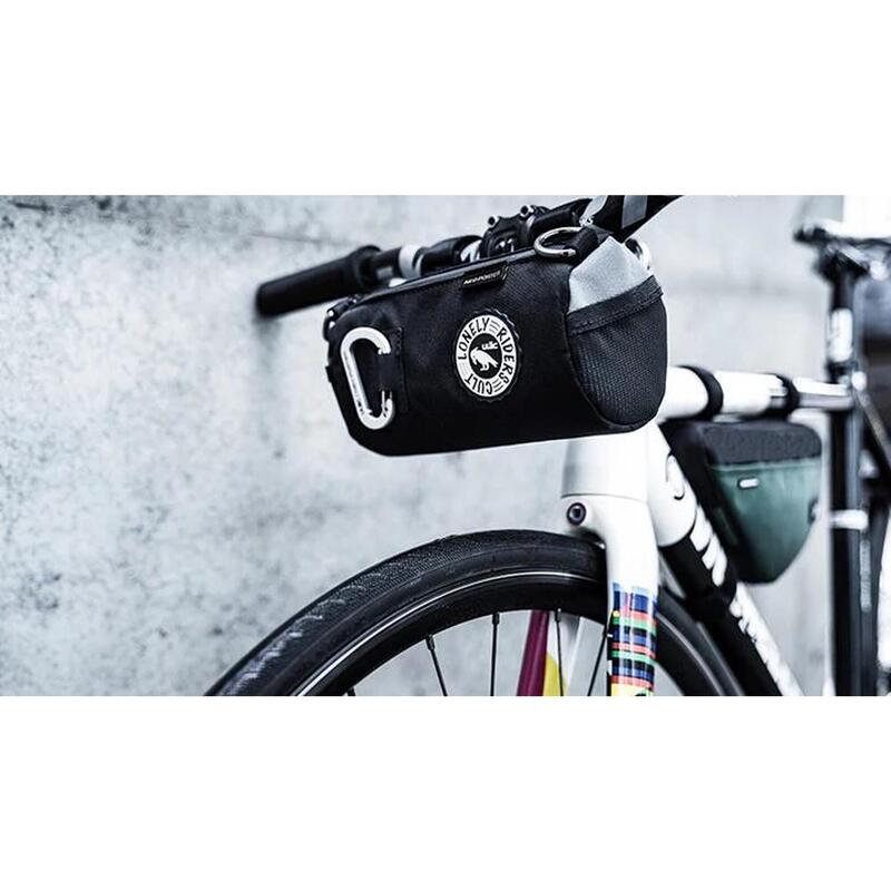 COURSIER 單車袋 2.7L - 黑色 (配灰色)