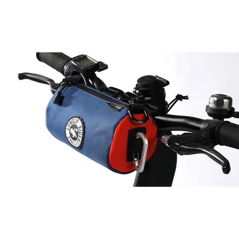 COURSIER: PULSE CYCLING BAG 1.1L - BLUE/ORANGE