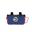 COURSIER: PULSE CYCLING BAG 1.1L - BLUE/ORANGE