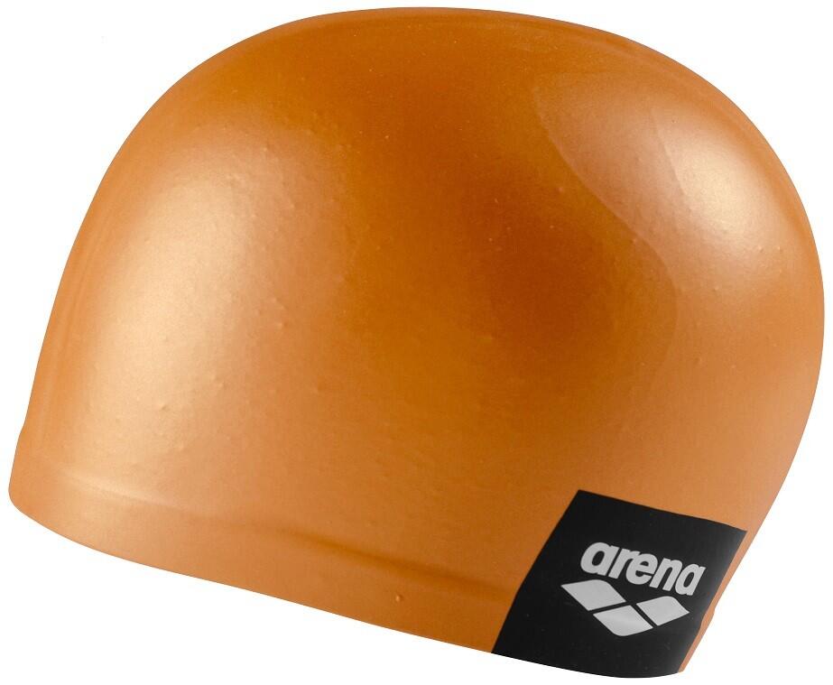 Cuffia da nuoto sagomata Arena in silicone – Arancione 2/5