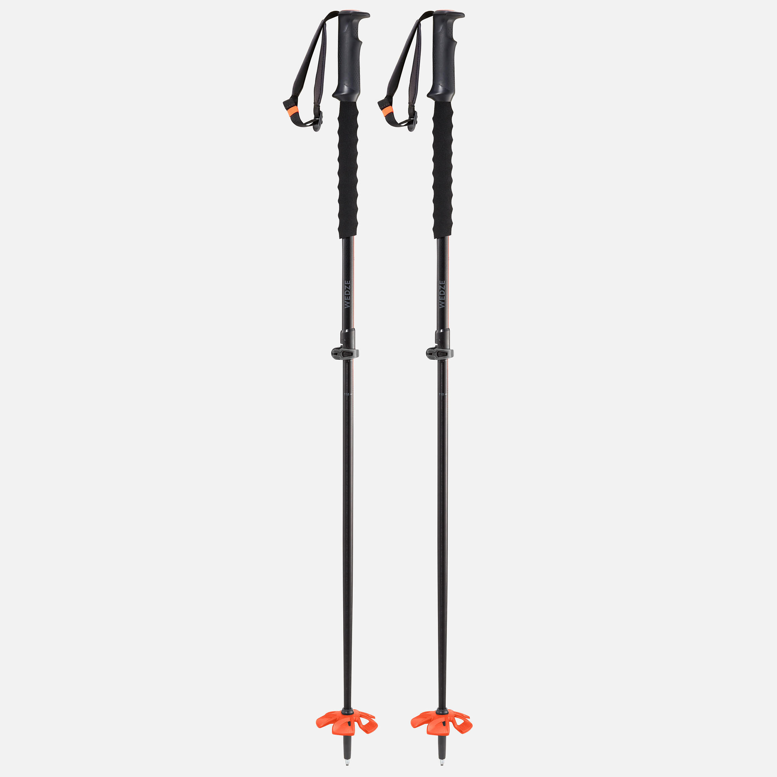 Tweedehands - Freeride skistokken telescopisch FR VARIO - UITSTEKEND 4/5