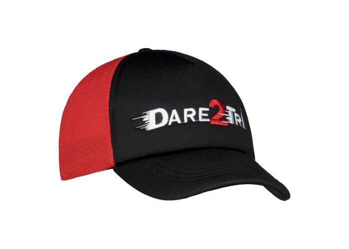DARE2TRI Trucker Deckel schwarz-rot