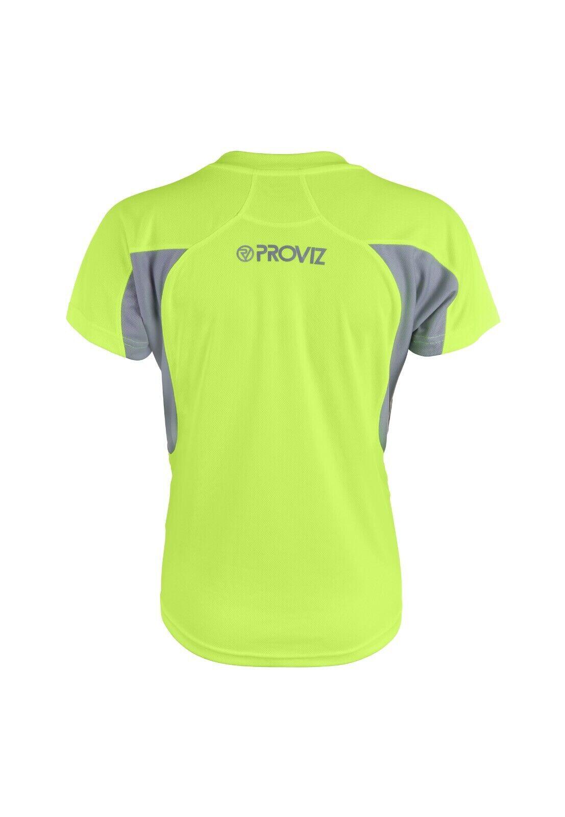 Proviz Classic Womens Sports T-Shirt Short Sleeve Reflective Activewear Top 4/6