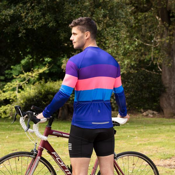 Proviz Classic Men's Long Sleeve Retro Cycling Jersey 4/6