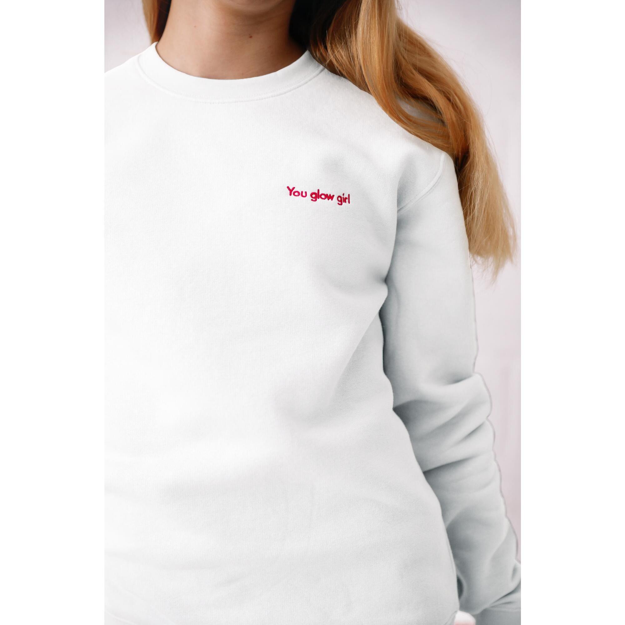 Mp Gymnastics - T-shirt De Sport Pour Filles, Gris - Sweat-shirt - Blanc|rose - 10 À 12 Ans - Decathlon