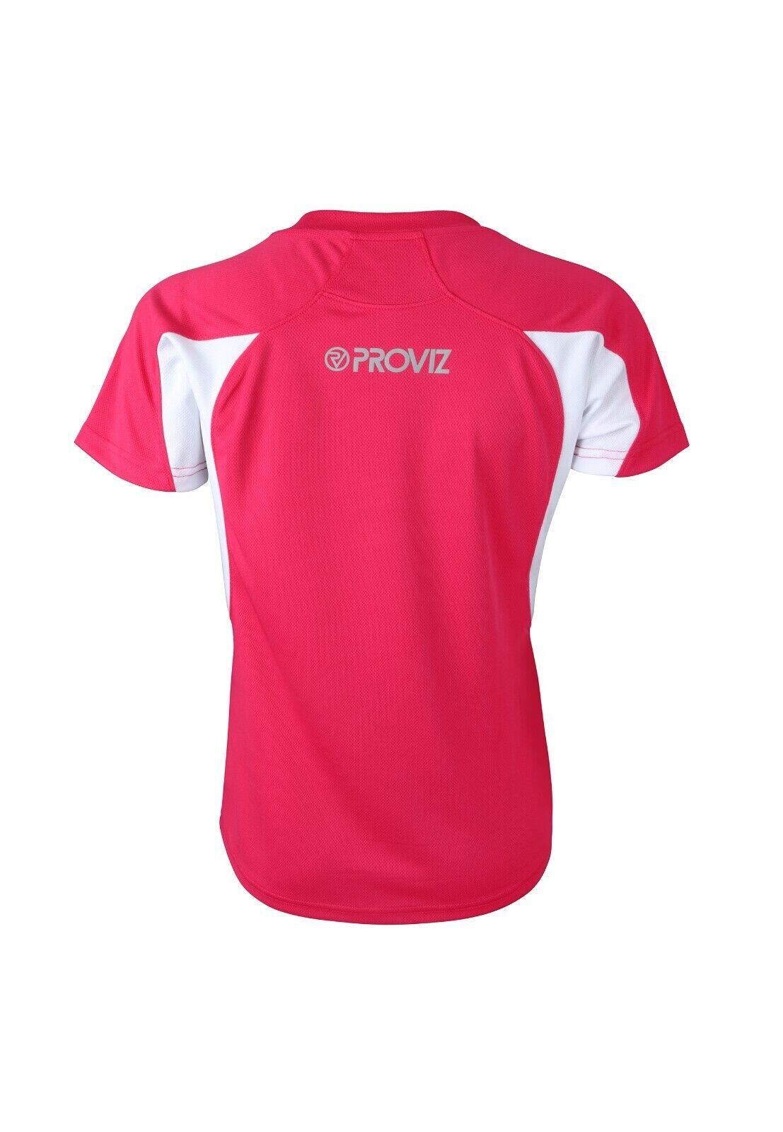 Proviz Classic Womens Sports T-Shirt Short Sleeve Reflective Activewear Top 4/6