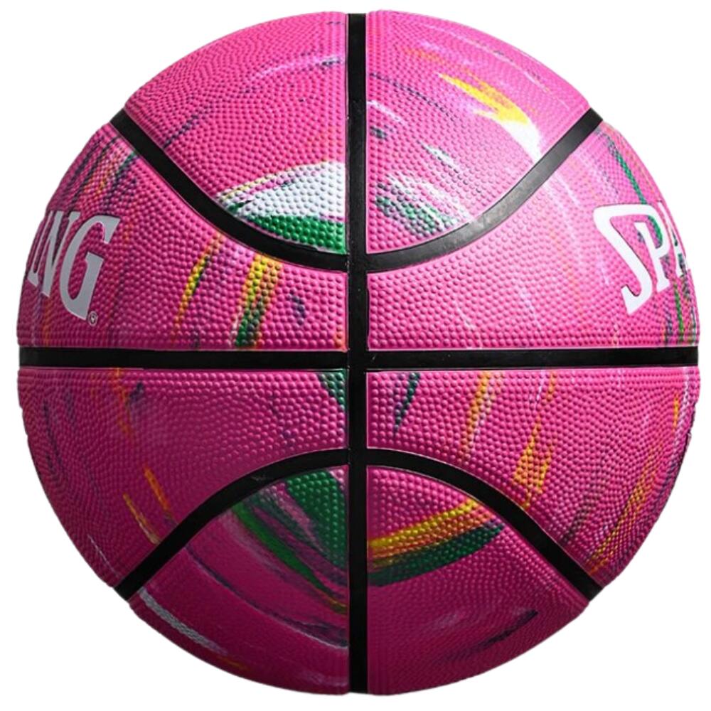 Balón de Baloncesto Spalding Marble Series Pink Talla 6 3/3