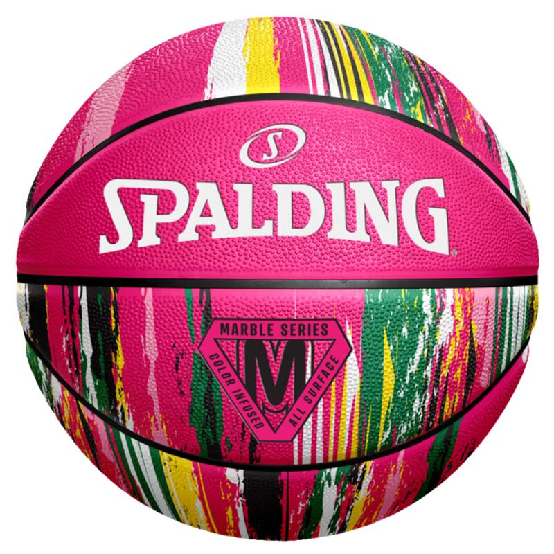 Piłka do koszykówki Spalding Street Marble różowa r. 6