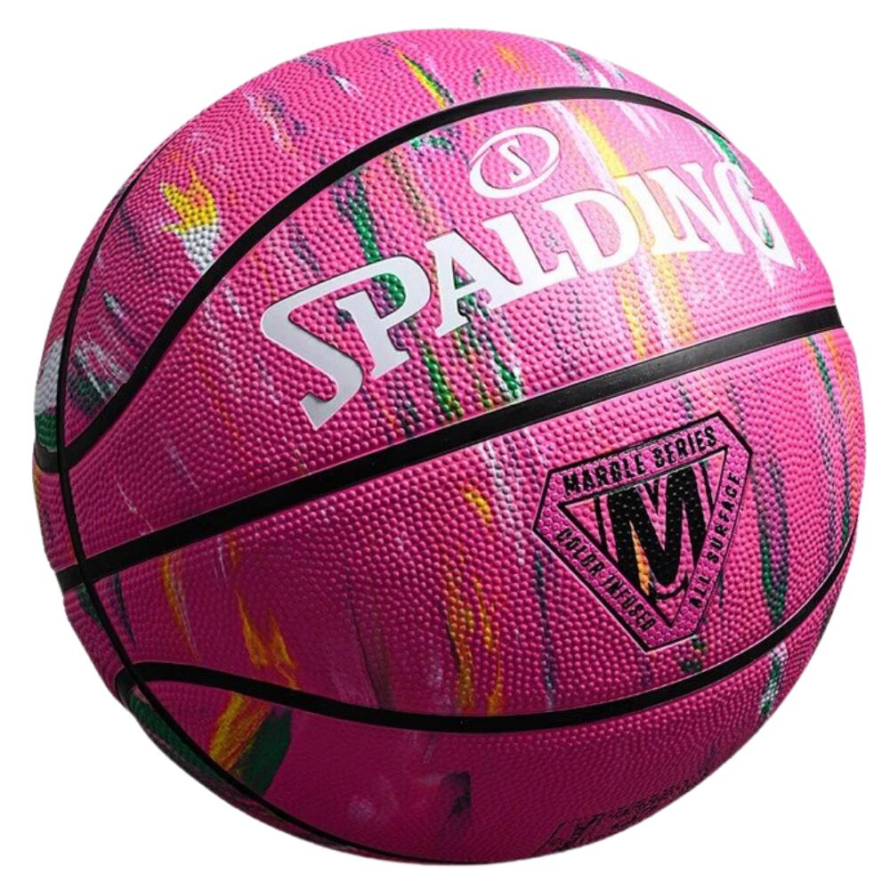 Balón de Baloncesto Spalding Marble Series Pink Talla 6 2/3