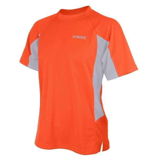 T-Shirt Klassisch orange atmungsaktiv feuchtigkeitsabsorbierend
